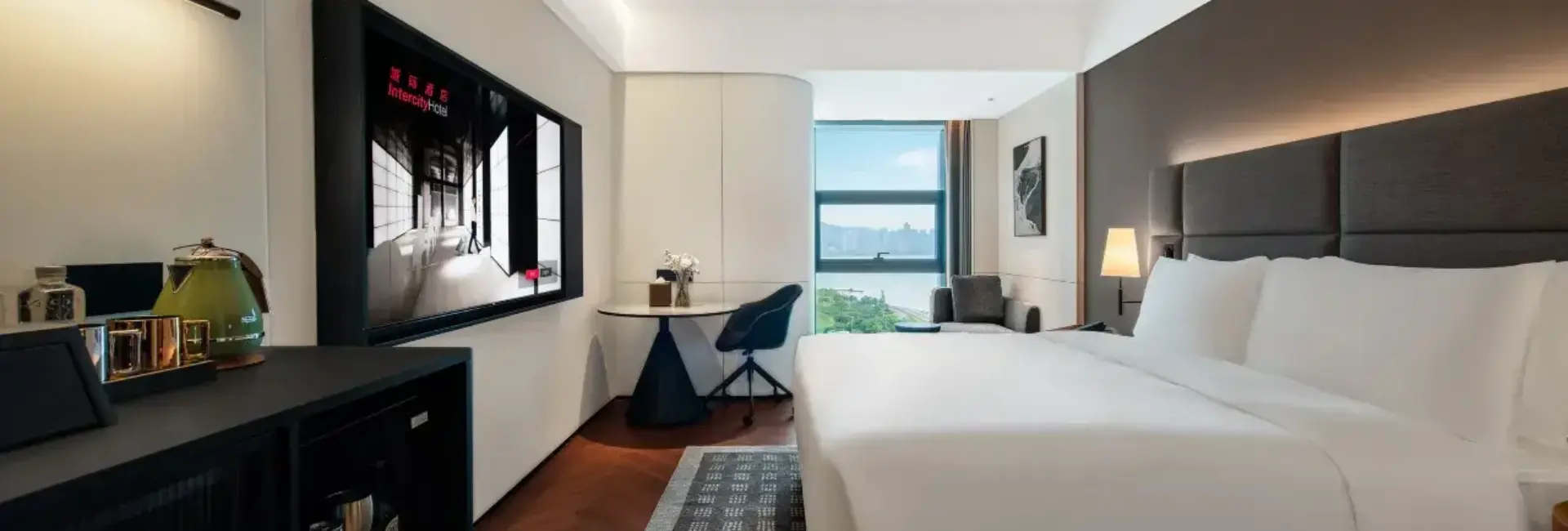 城際豪華海景房 – 大床