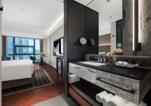 城际豪华海景房 – 大床