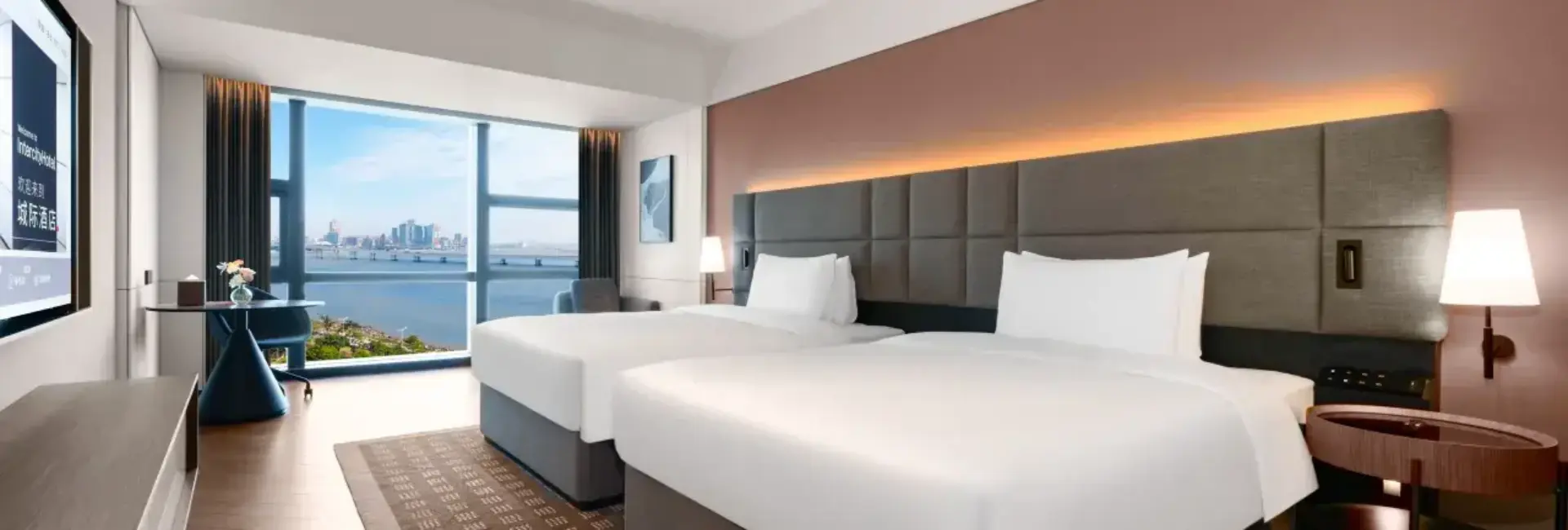 城際豪華海景房 - 雙床間