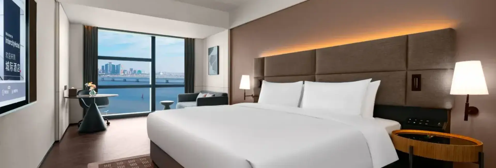 城際行政海景房 – 雙人床