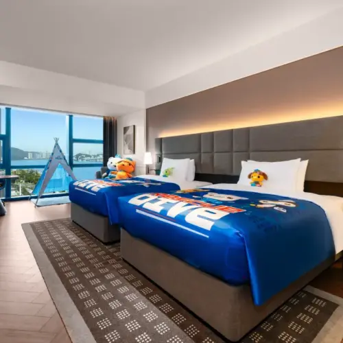 海底小縱隊90°海景家庭房（65吋投影電視+兒童友善）