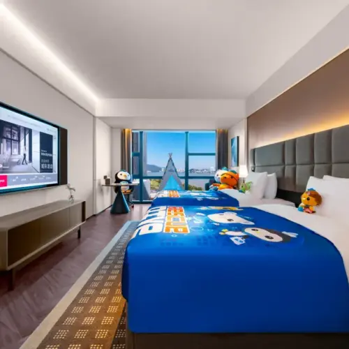 海底小縱隊90°海景家庭房（65吋投影電視+兒童友善）